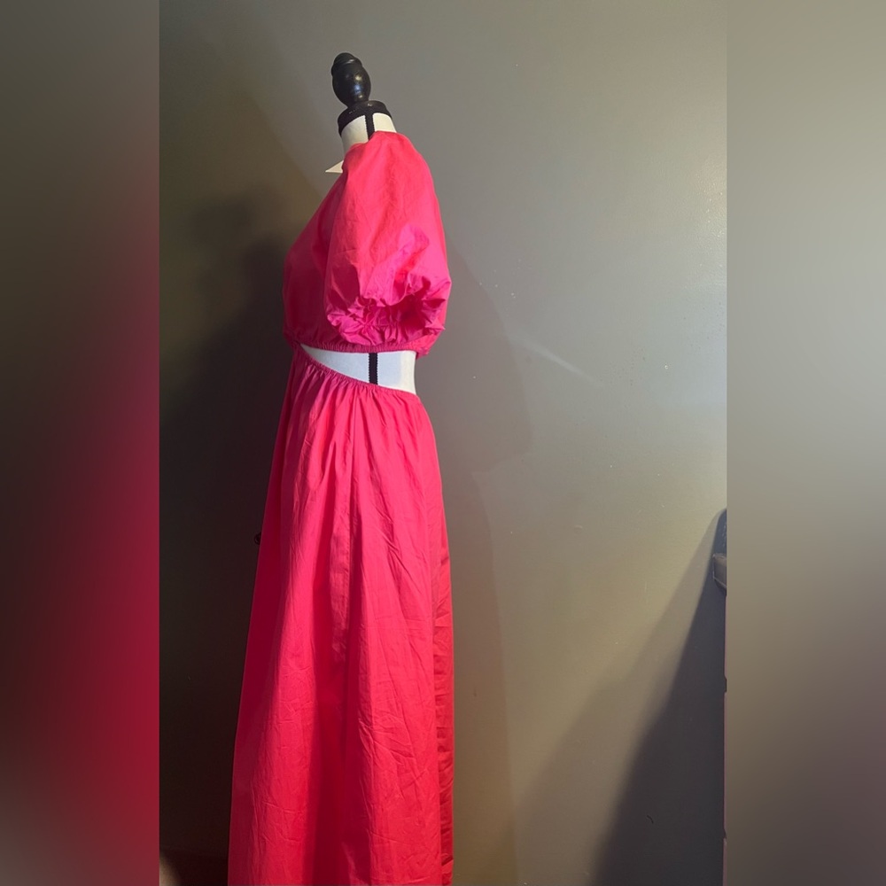 DELUC WOMEN'S COTTON PISARRO
DRESS in FUCHSIA. Size S. NWT - Picture 3 of 16